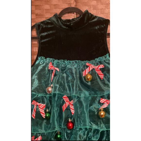 Christmas Tree Holiday Dress- Size 2X - Picture 2 of 4